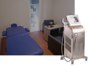Locação de sala com equipamento para depilação a laser